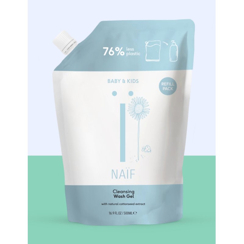 Naif Cleansing Shower Gel for Baby & Child Refill Pack - 500ml