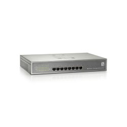 LevelOne GEP-0821 commutateur réseau Gigabit Ethernet (10/100/1000) Connexion Ethernet, supportant l'alimentation via