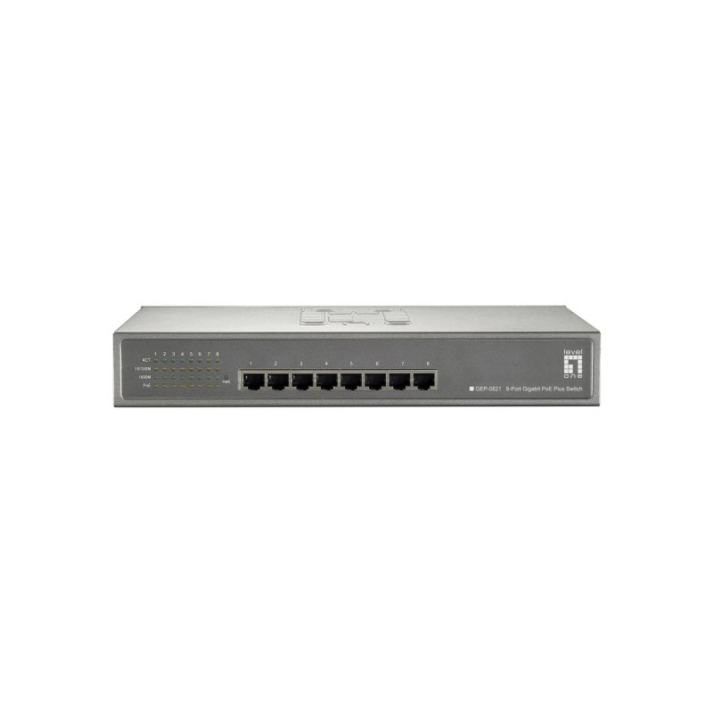Switch 8x GE GEP-0821 123.2W 8xPoE 