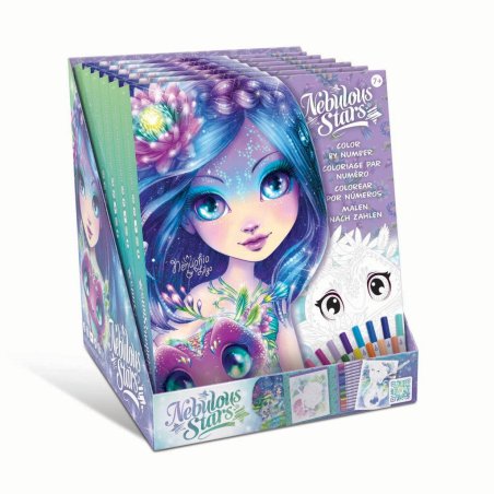 Nebulous Stars - Color-By-Number Book Set Nenuphia - (232-11381)