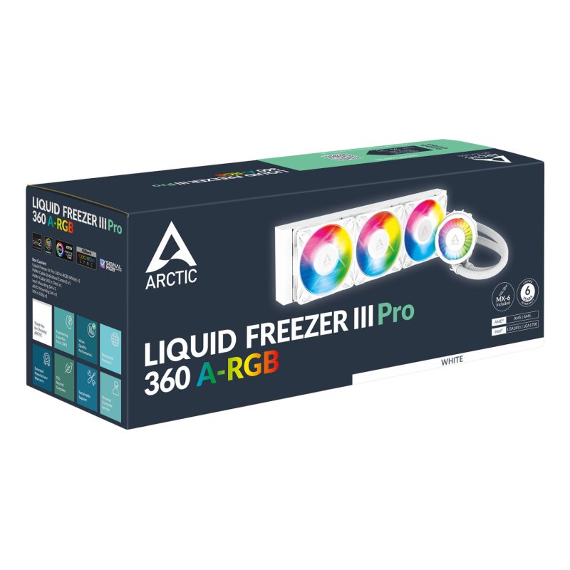 ARCTIC Liquid Freezer III PRO 360 ARGB White | AiO-Wasserkühlung