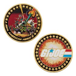 G.I. Joe pièce de collection A Real American Hero 60th Anniversary 24k Gold Plated Limited Edition