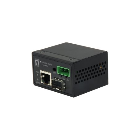 LevelOne IEC-4000 convertisseur de support réseau 100 Mbit/s Noir