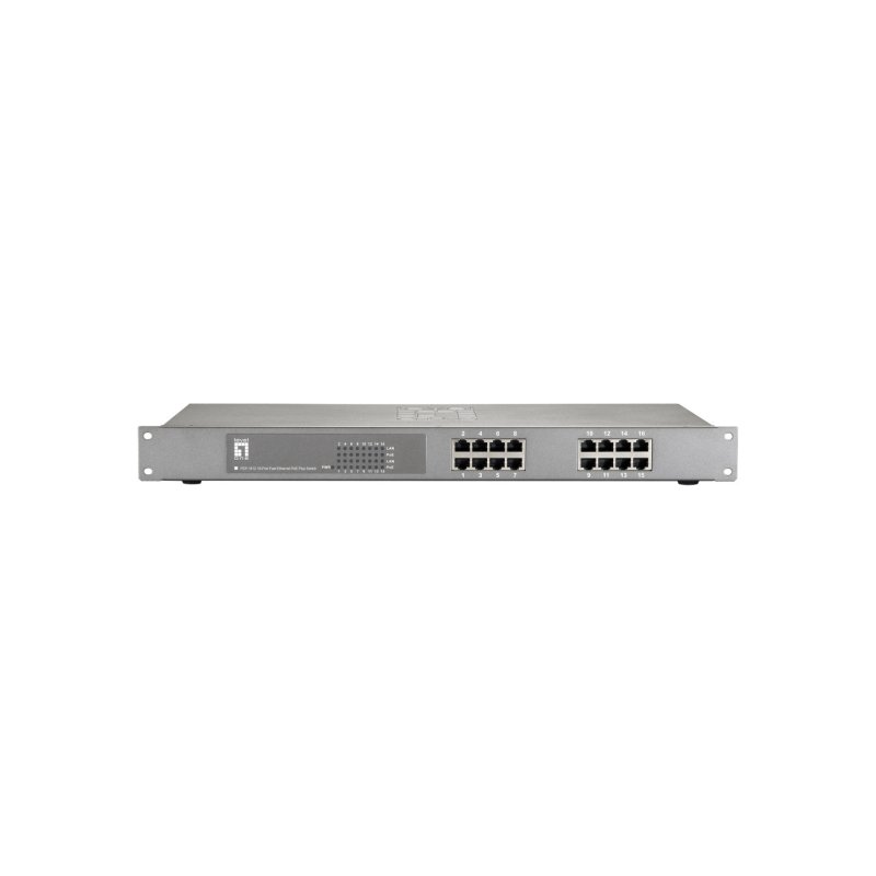 LevelOne FEP-1612W150 commutateur réseau Fast Ethernet (10/100) Connexion Ethernet, supportant l'alimentation via ce