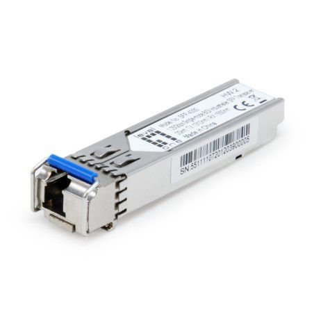 LevelOne 1.25Gbps Single-mode BIDI Industrial SFP Transceiver, 20km, TX 1310nm / RX 1550nm, -40°C to 85°C