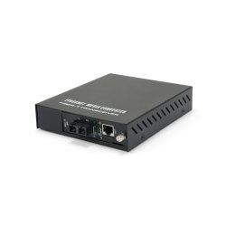 LevelOne RJ45 to SC Managed Fast Ethernet Media Converter, Multi-Mode Fiber