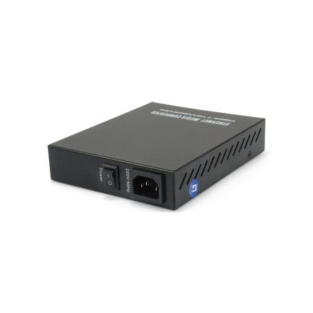 LevelOne GVM-1000 convertisseur de support réseau 1000 Mbit/s Noir