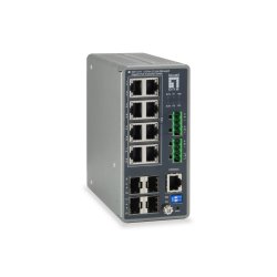 Switch 8x GE IGP-1271 4xGSFP 240W 8xPoE 