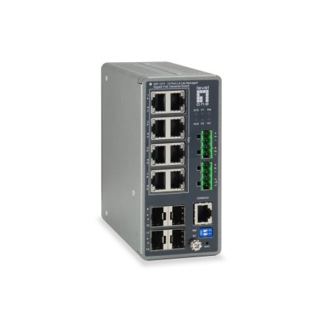 Switch 8x GE IGP-1271 4xGSFP 240W 8xPoE 