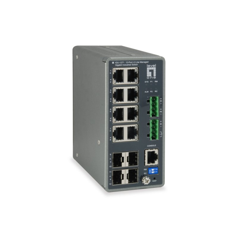 Switch 8x GE IGU-1271 4xGSFP 8xPoE