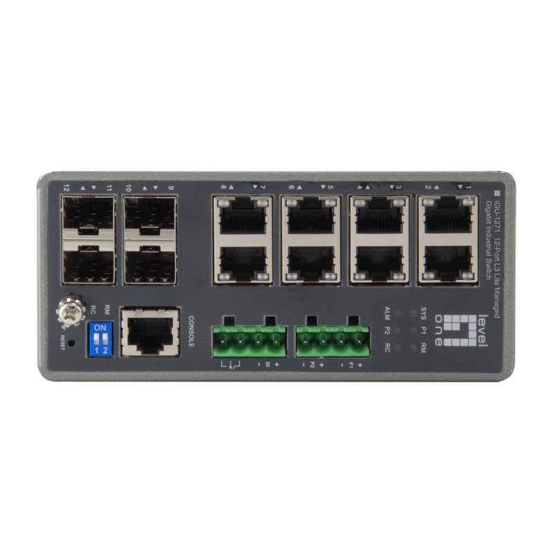 Switch 8x GE IGU-1271 4xGSFP 8xPoE