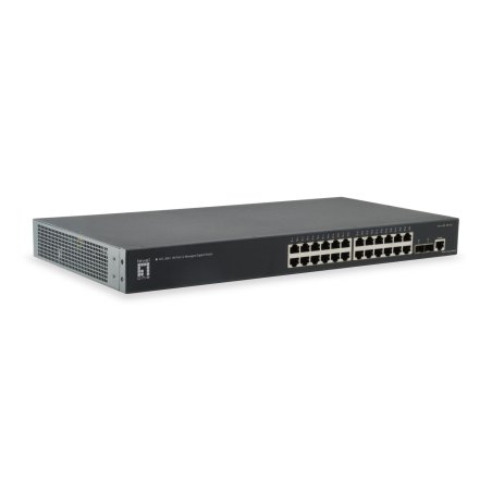 LevelOne KILBY 26-Port L2 Managed Gigabit Switch, 2 x 10GbE SFP 