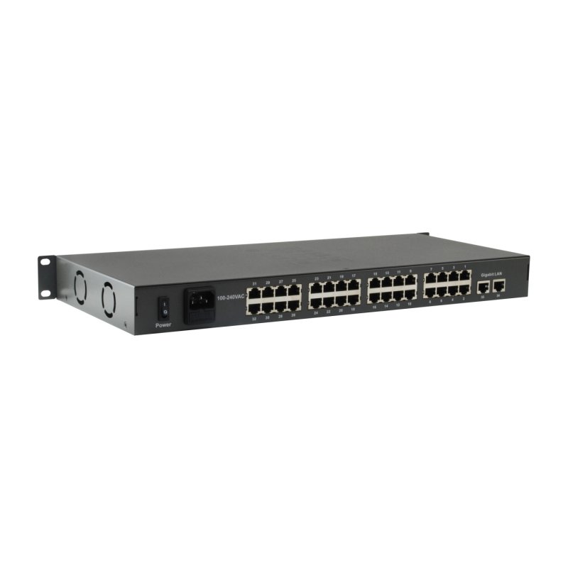 Switch 34x FE FGP-3400W760 2xGE 19" 760W 32xPoE