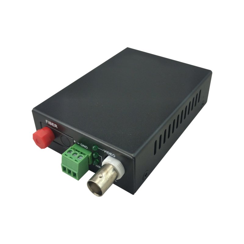 LevelOne 1-Channel BNC over Fiber Optic Extender Kit, 20km