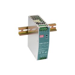LevelOne 48V DC Industrial Power Supply, 120W, DIN-Rail, PoE Ready