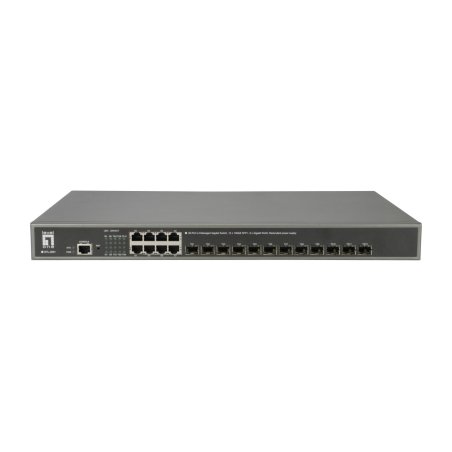 LevelOne GTL-2091 Géré L3 Gigabit Ethernet (10/100/1000) Gris