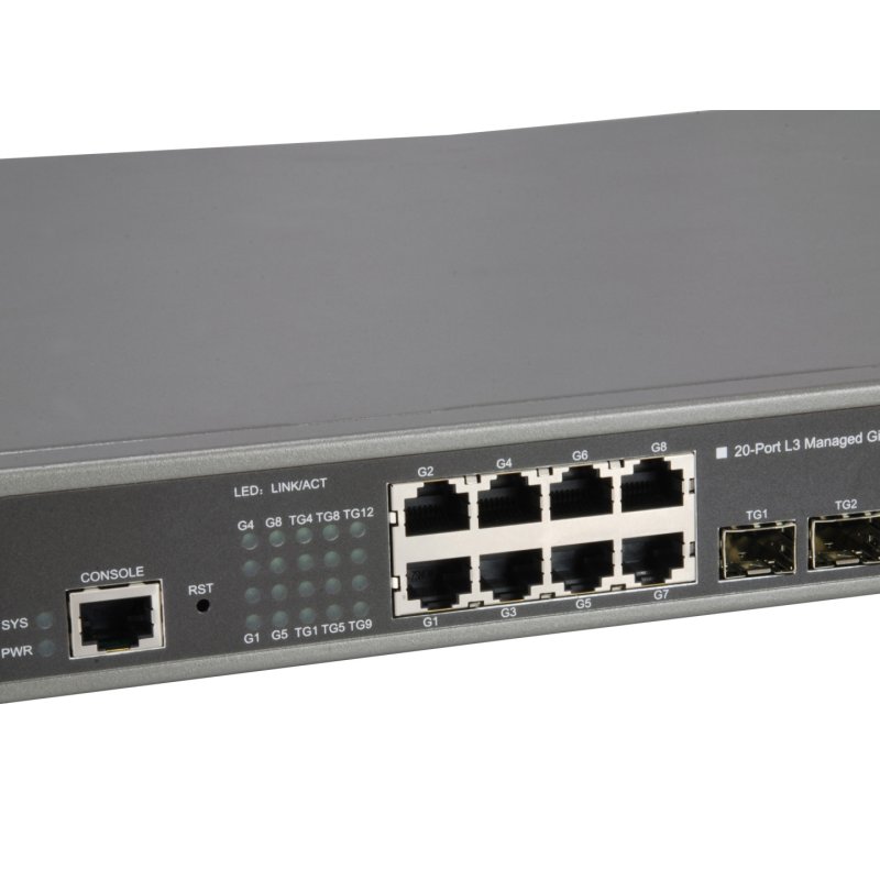 Switch 8x GE GTL-2091 12x10GSFP 19"