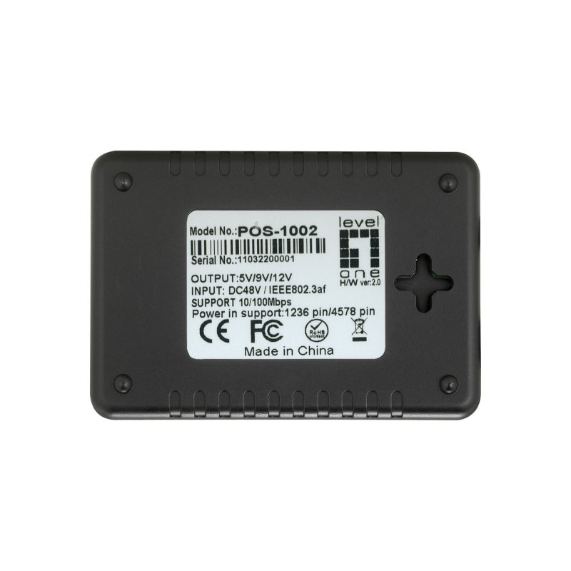 Splitter POS-1002 1x GE PoE