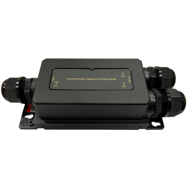 LevelOne POR-1322 prolongateur réseau Répéteur réseau Noir