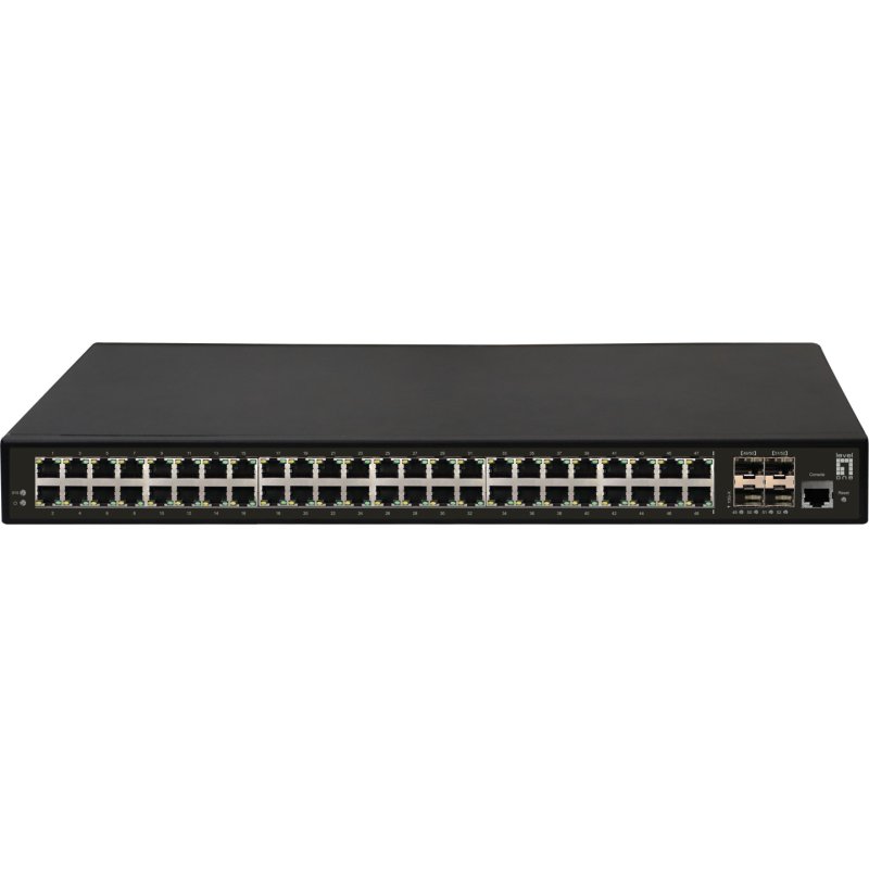 LevelOne GTL-5291 commutateur réseau Géré L3 Gigabit Ethernet (10/100/1000) 1U Noir