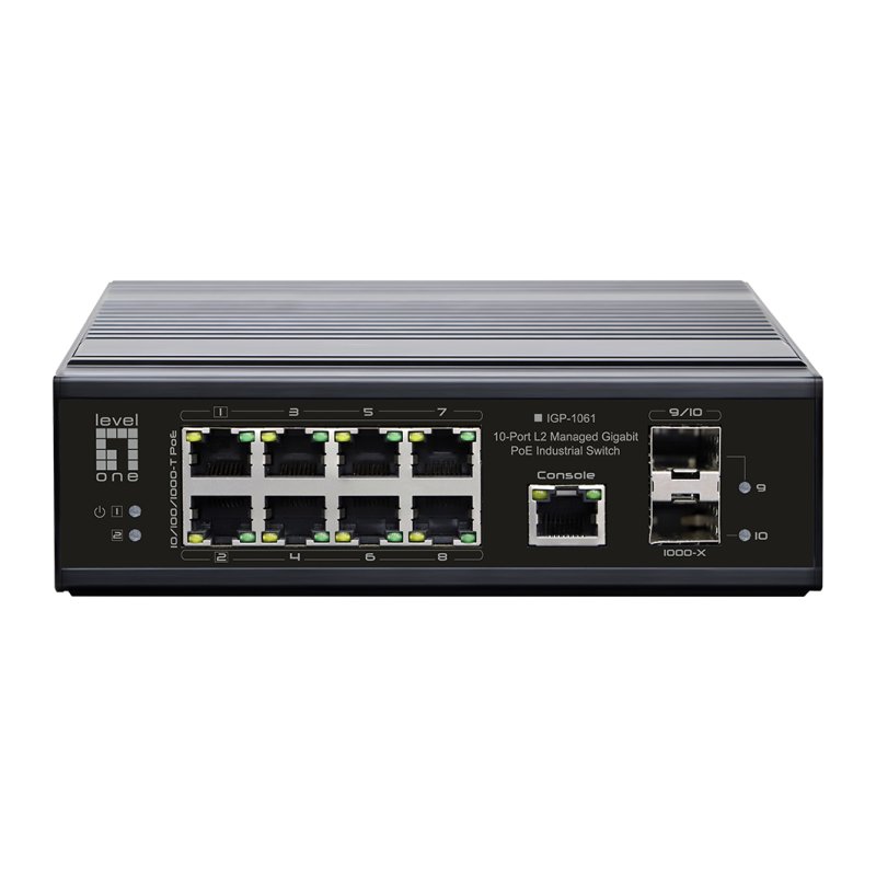 LevelOne IGP-1061 commutateur réseau Géré L2 Gigabit Ethernet (10/100/1000) Connexion Ethernet, supportant