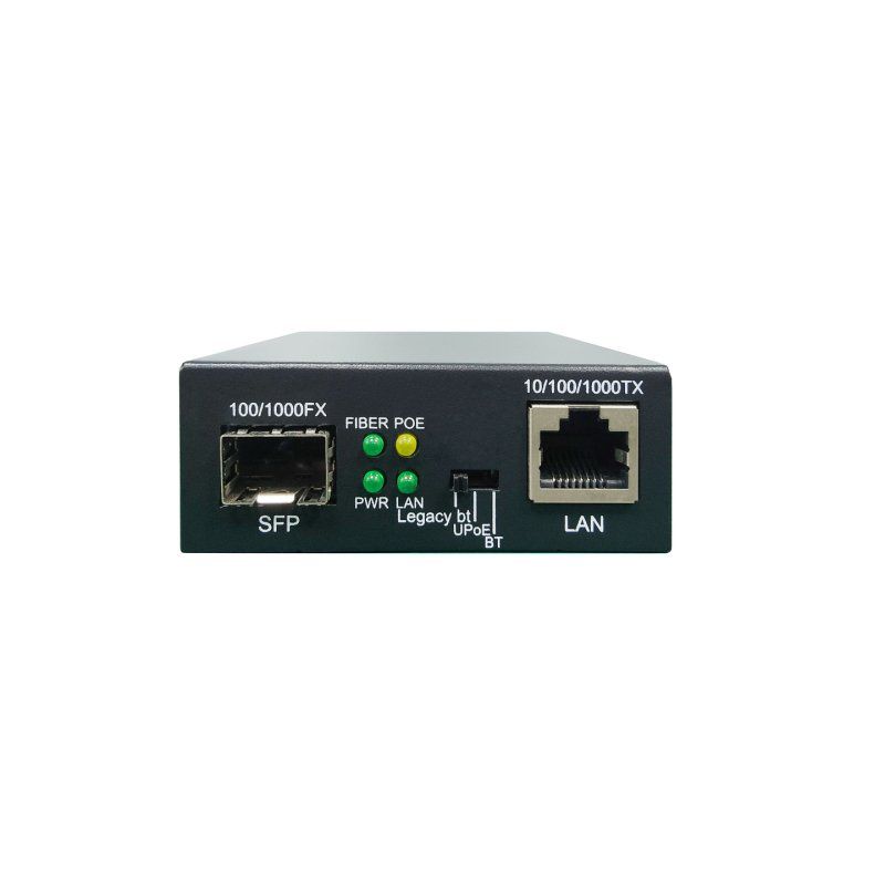 LevelOne GVT-2016 convertisseur de support réseau 1000 Mbit/s Multimode, Monomode Noir