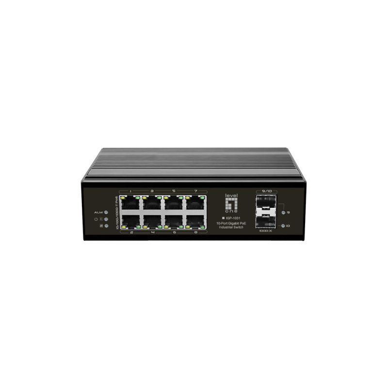 LevelOne IGP-1031 commutateur réseau Gigabit Ethernet (10/100/1000) Connexion Ethernet, supportant l'alimentation via