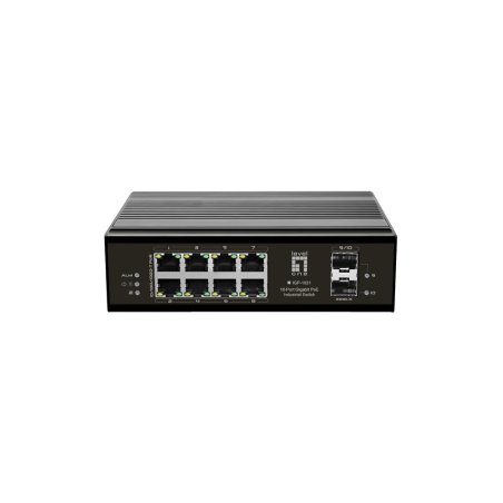 LevelOne IGP-1031 network switch Gigabit Ethernet (10/100/1000) Power over Ethernet (PoE) Black