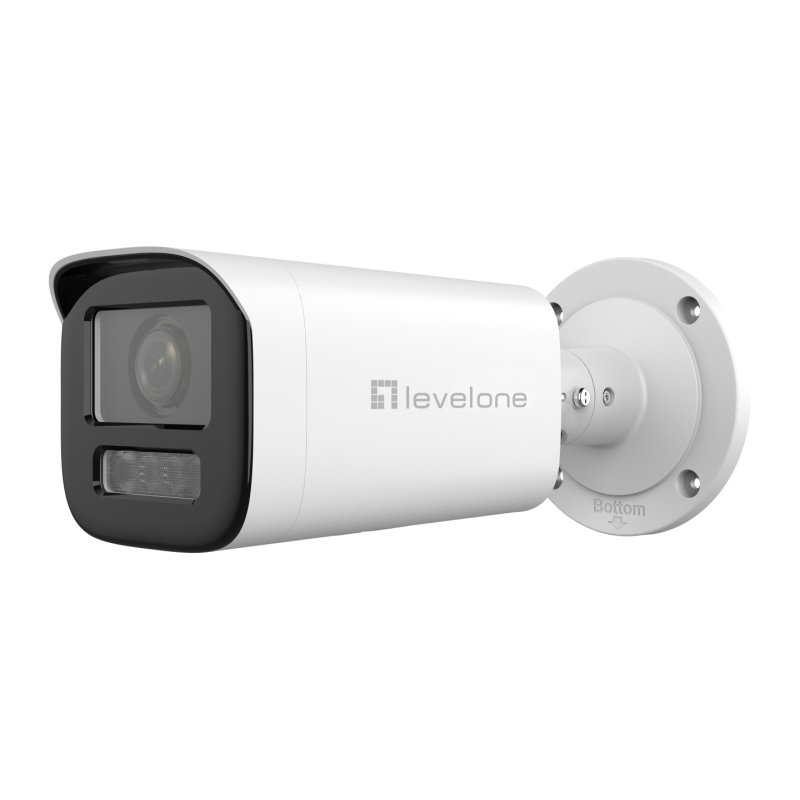 LevelOne GEMINI Zoom IP Camera, 2-MP, Zoom, H.265,INDOOR/OUTDOOR