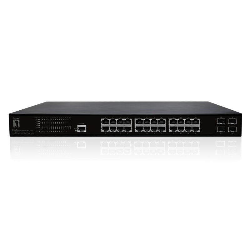 LevelOne GEP-2861 commutateur réseau Géré L2 Gigabit Ethernet (10/100/1000) Connexion Ethernet, supportant