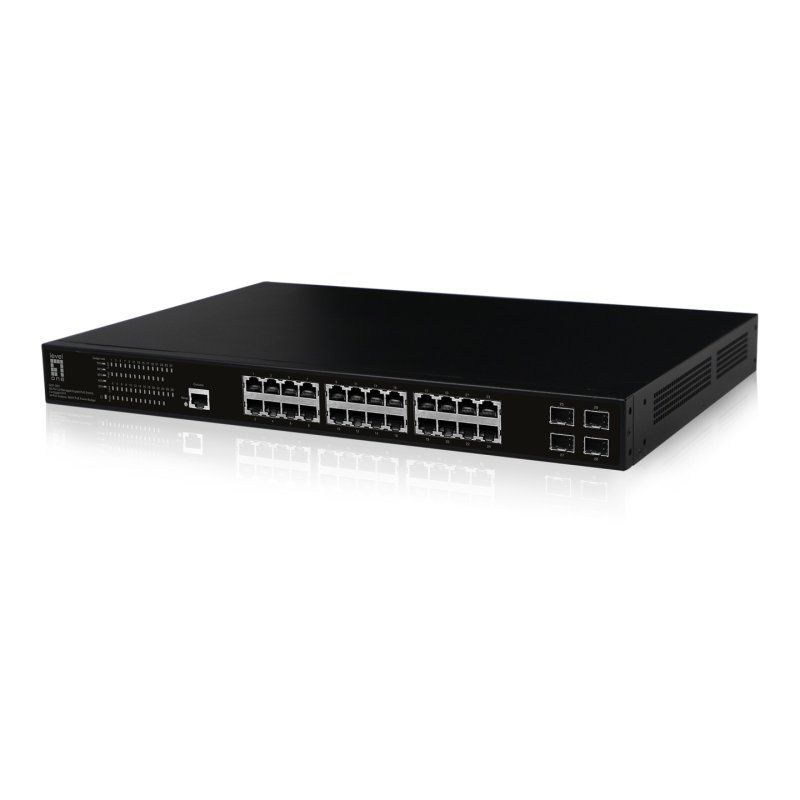 LevelOne GEP-2861 commutateur réseau Géré L2 Gigabit Ethernet (10/100/1000) Connexion Ethernet, supportant