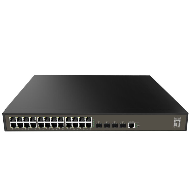 Switch 24x GE GEL-2871 4xGSFP 19"