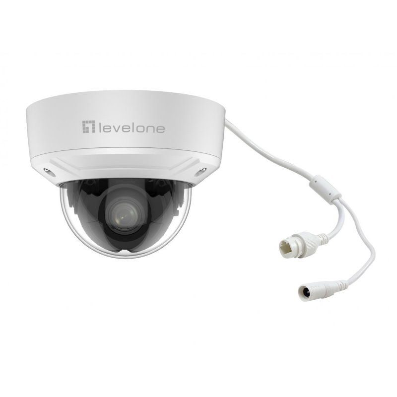 LevelOne GEMINI Zoom IP Camera, 2-MP, 4x Zoom, H.265,INDOOR/OUTDOOR