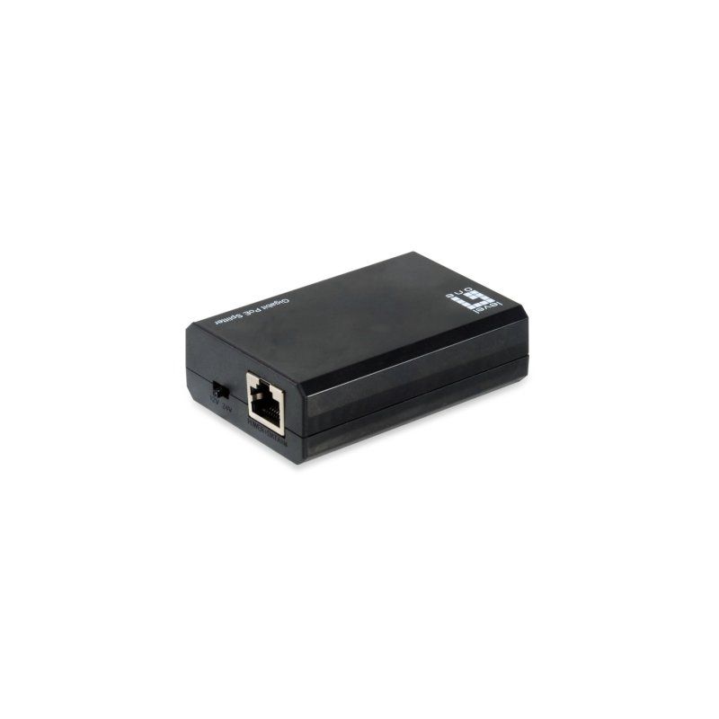 LevelOne POS-5000 séparateur voix-données Connexion Ethernet, supportant l'alimentation via ce port (PoE) Noir