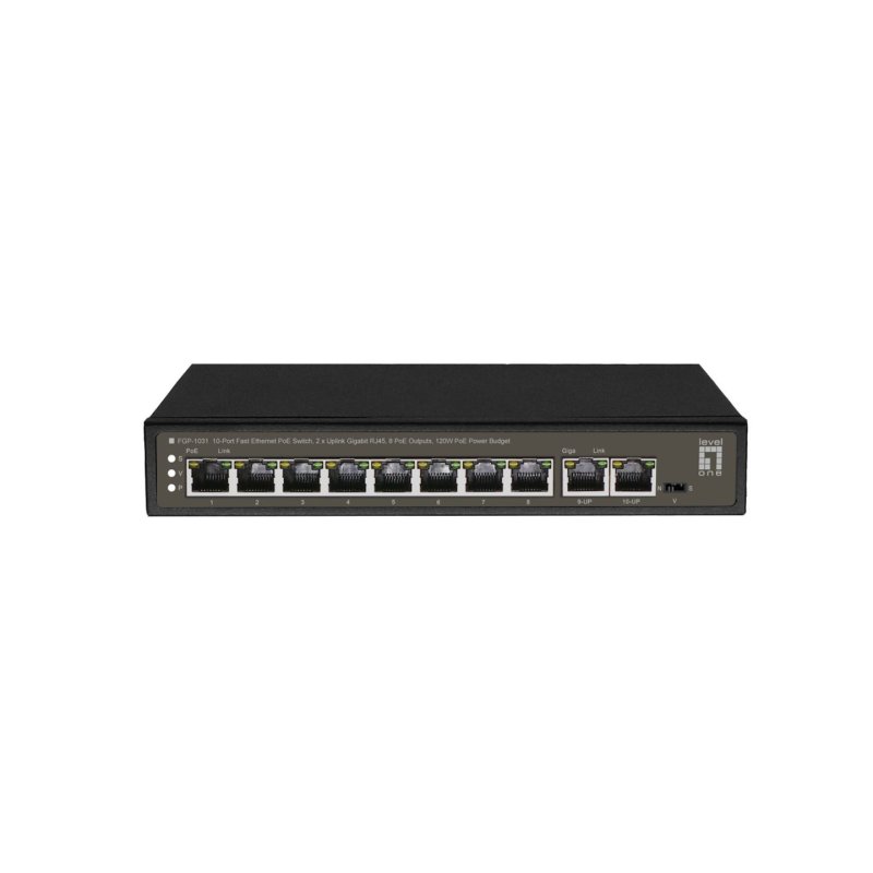 LevelOne FGP-1031 commutateur réseau Non-géré Gigabit Ethernet (10/100/1000) Connexion Ethernet, supportant