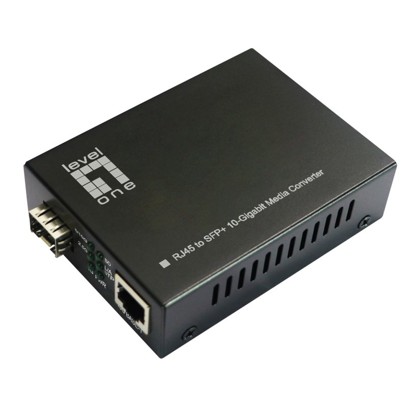 LevelOne RJ45 to SFP 10-Gigabit Media Converter