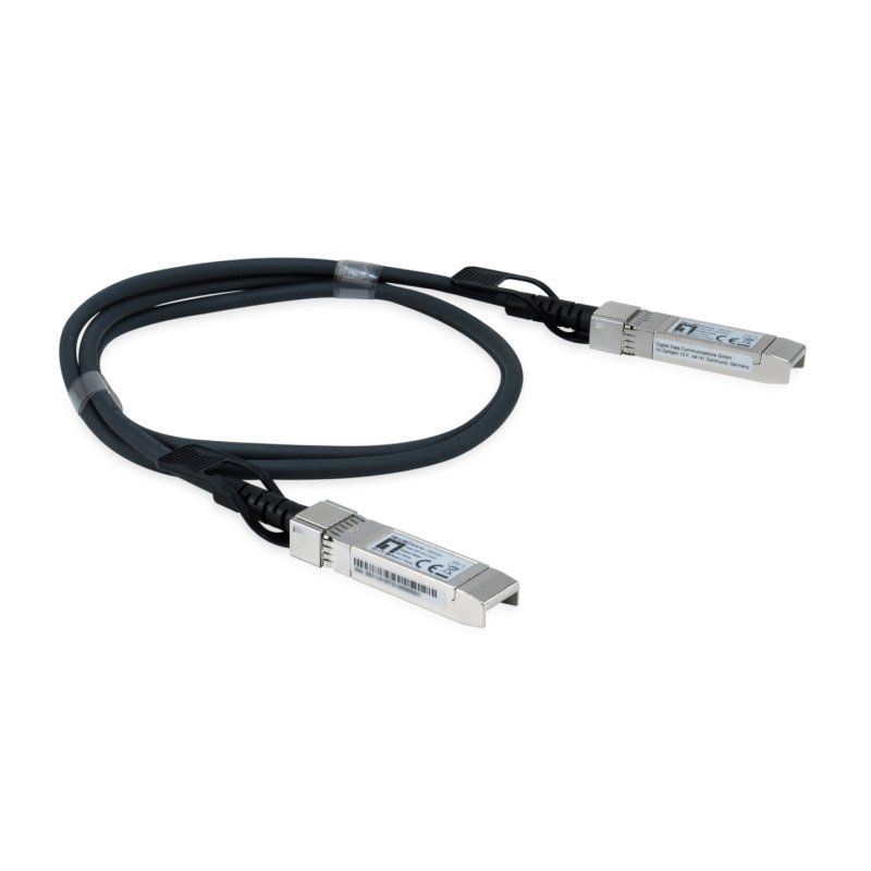 LevelOne 10Gbps SFP Direct Attach Copper Cable, 2m, Twinax