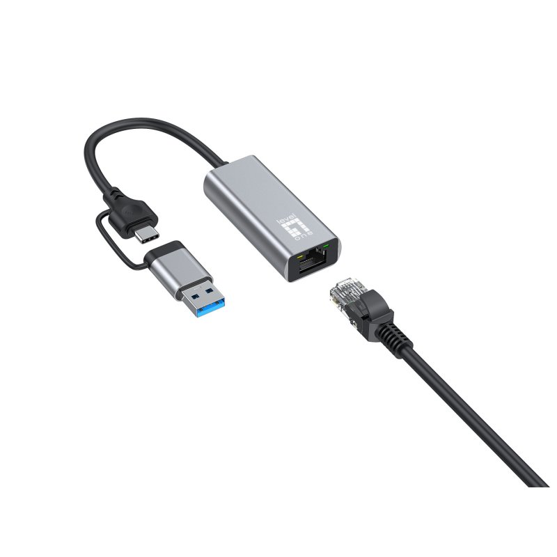 Adapter USB-C USB-A - RJ45 10/100/1000/2500 gr