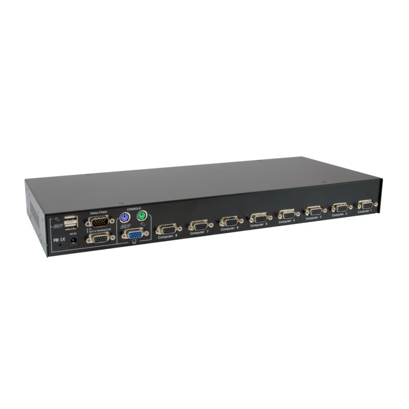 LevelOne 8-Port PS/2-USB VGA KVM Switch