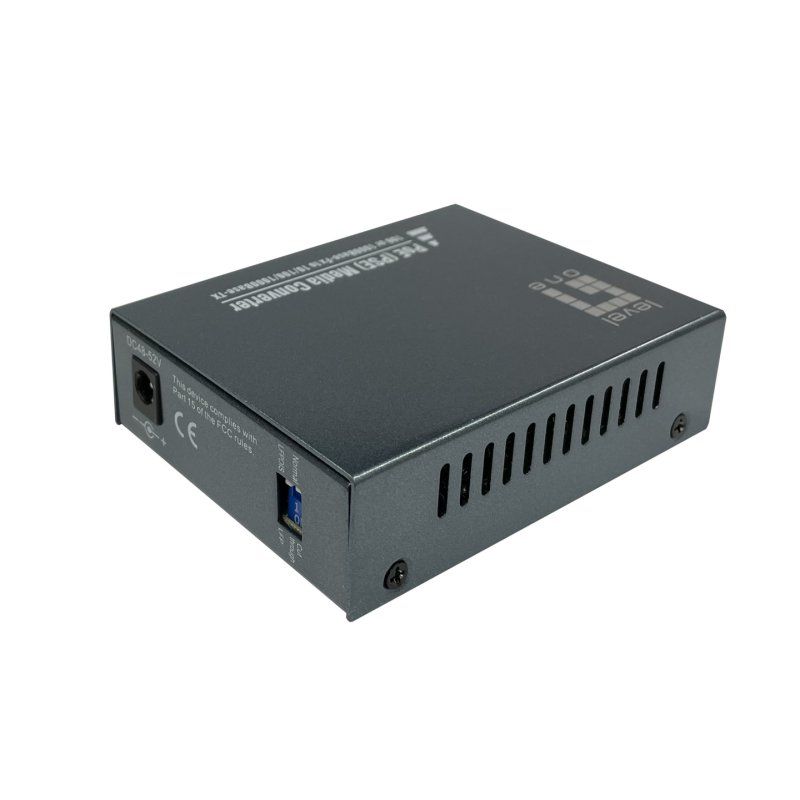 LevelOne GVT-2014 convertisseur de support réseau 1000 Mbit/s 1310 nm Monomode Gris