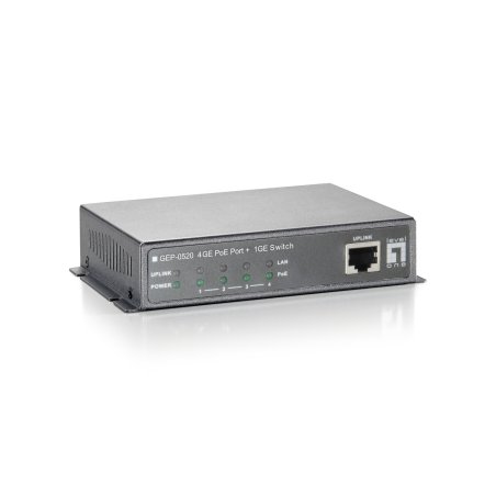 LevelOne GEP-0520 commutateur réseau Gigabit Ethernet (10/100/1000) Connexion Ethernet, supportant l'alimentation via