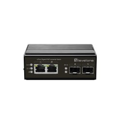 LevelOne IGP-0432 network switch Unmanaged Gigabit Ethernet (10/100/1000) Power over Ethernet (PoE) Black