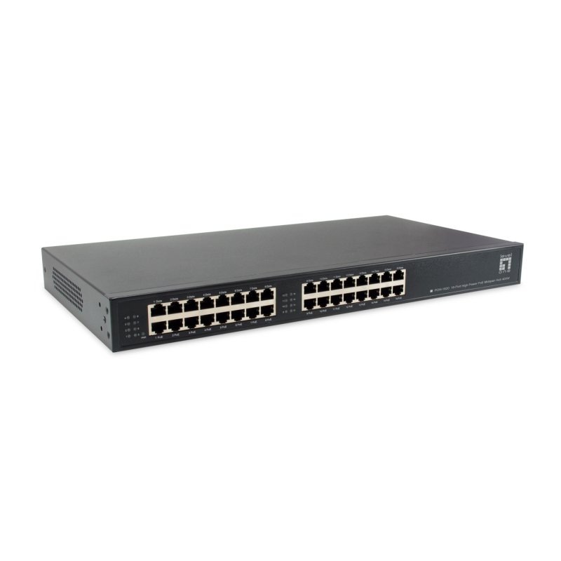 PoE-HUB POH-1620 16x GE MidSpan 19" 400W