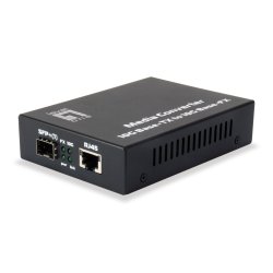 LevelOne GVT-0500 network media converter 10000 Mbit/s Black
