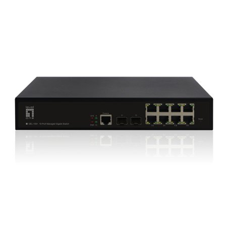 Switch 8x GE GEL-1061 2xGSFP 19"
