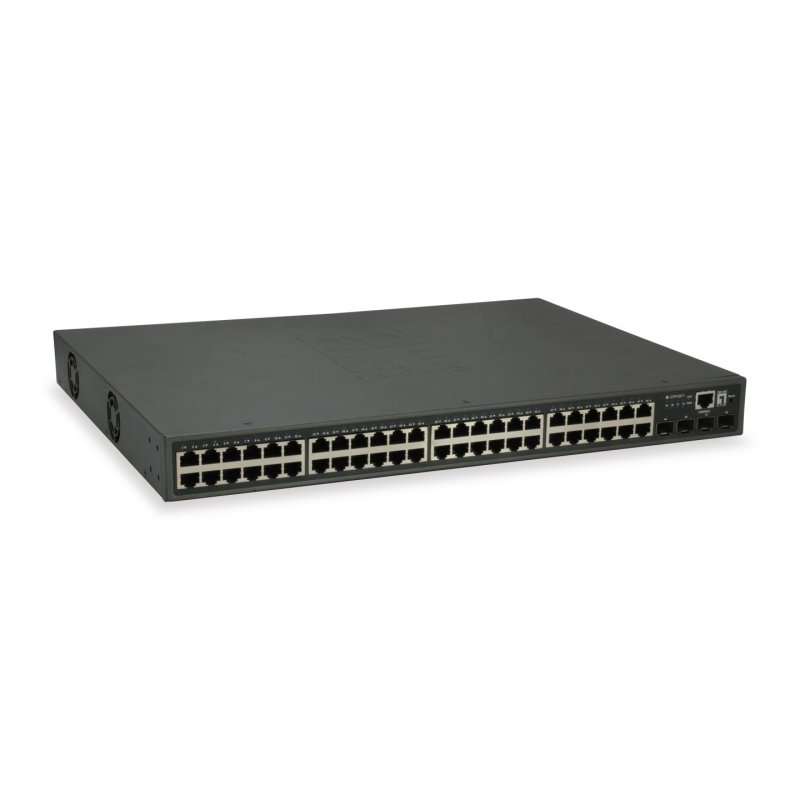 LevelOne GTP-5271 commutateur réseau Géré L3 Gigabit Ethernet (10/100/1000) Connexion Ethernet, supportant