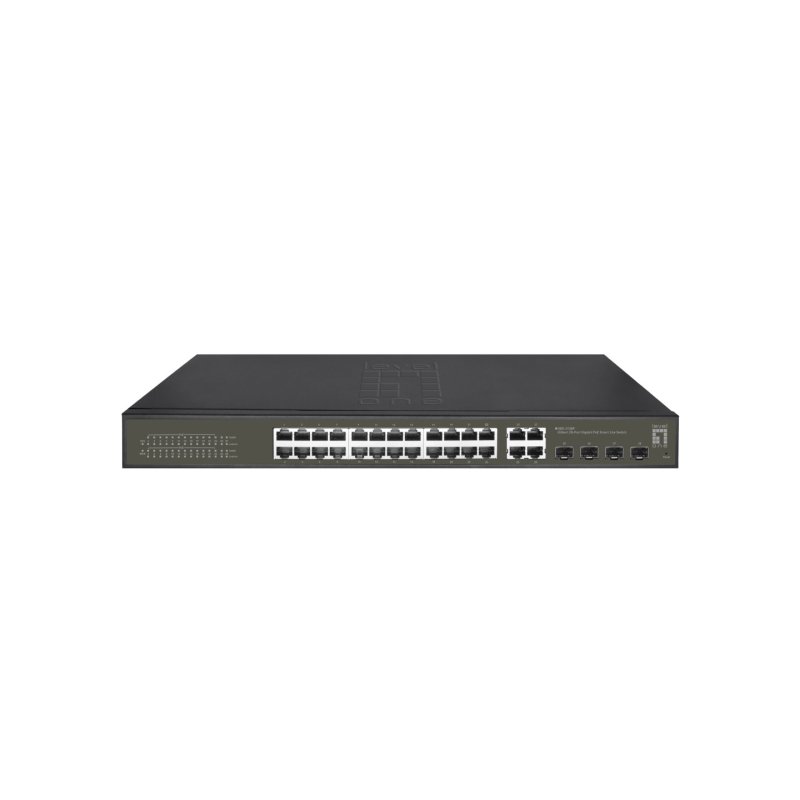 LevelOne GES-2128P commutateur réseau Géré L2 Gigabit Ethernet (10/100/1000) Connexion Ethernet, supportant