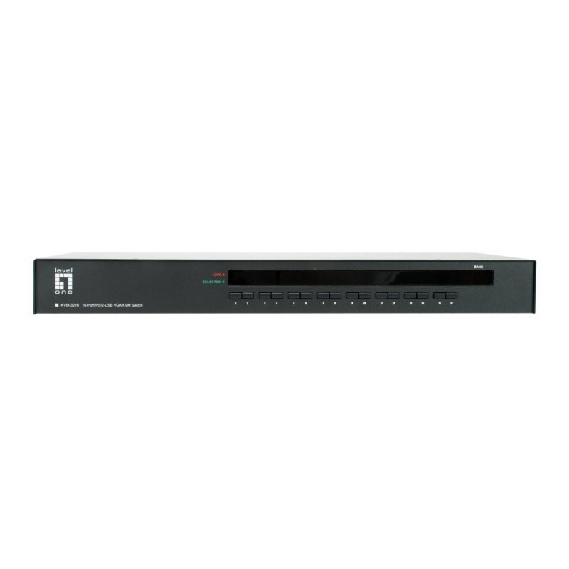 LevelOne 16-Port PS/2-USB VGA KVM Switch