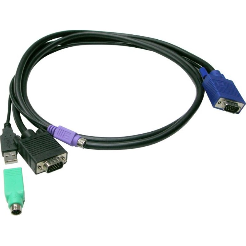 KVM Kabel ACC-3202 USB PS/2 3.00m
