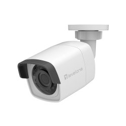 LevelOne GEMINI Fixed IP Network Camera, 4-Megapixel, IR LEDs, 802.3af PoE, Indoor/Outdoor